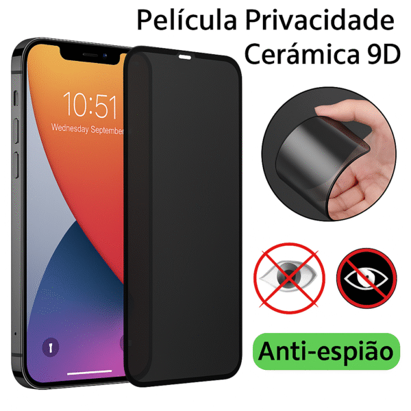 Película de Cerâmica de Privacidade Fosca