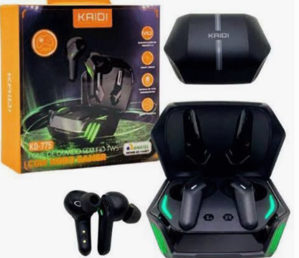Fondes de Ouvido Sem Fio Gamer KD-775 KAIDI