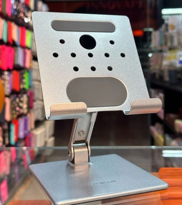 Suporte de Mesa de Metal para Tablet e Celular